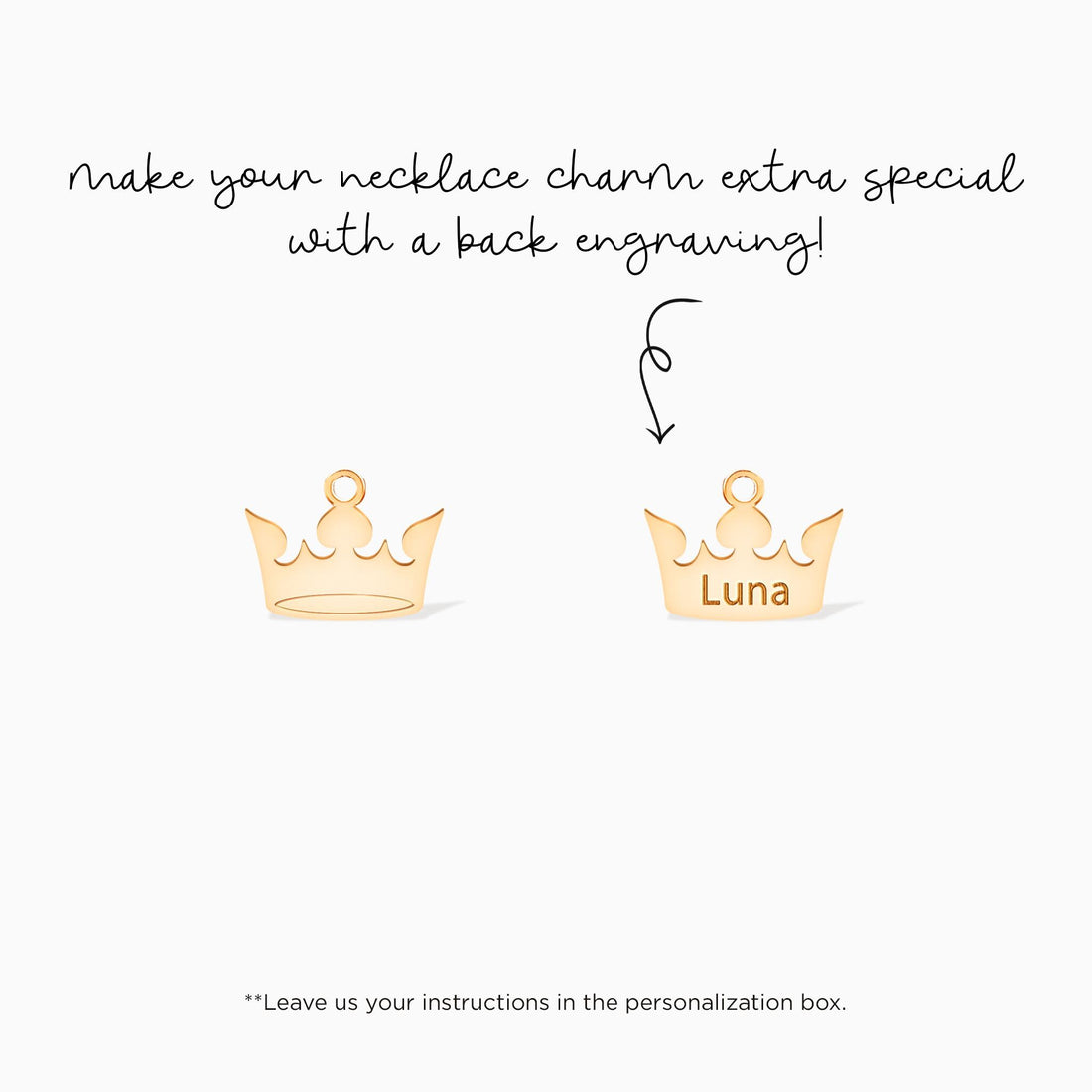 Crown Pendant Necklace