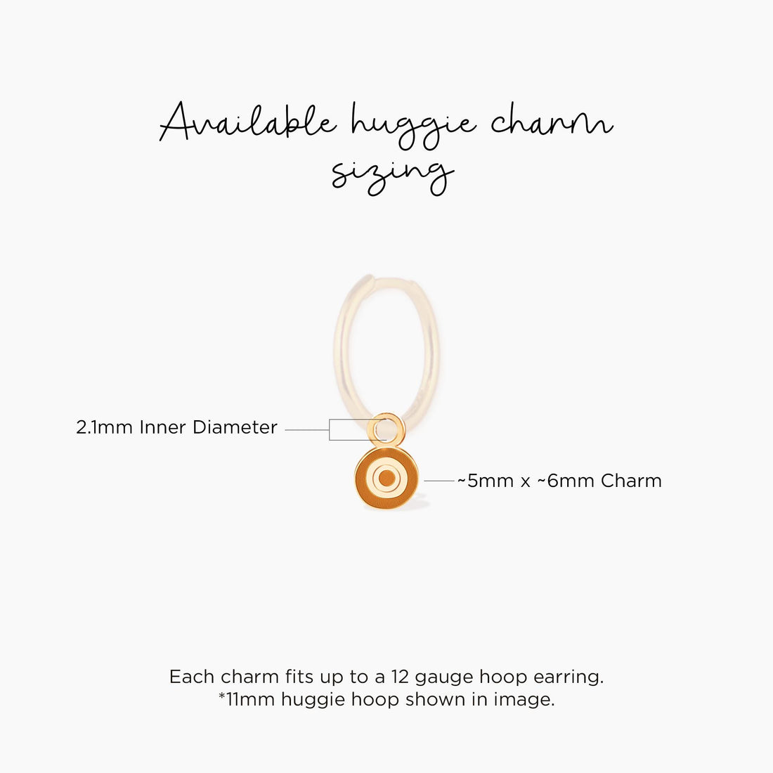 Evil Eye Disc Charm