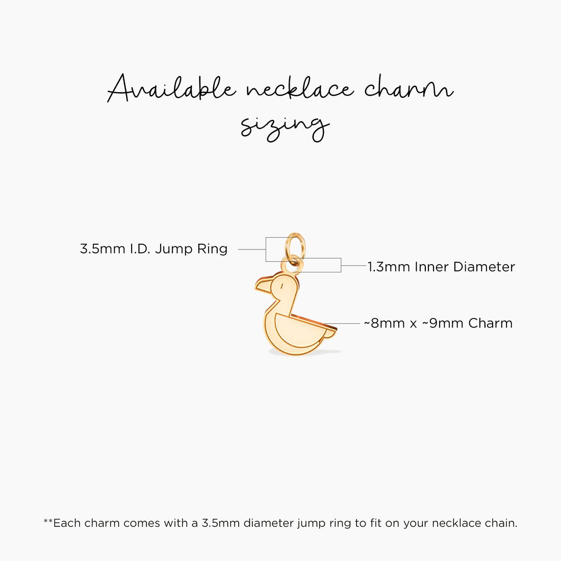 Duck Charm Pendant