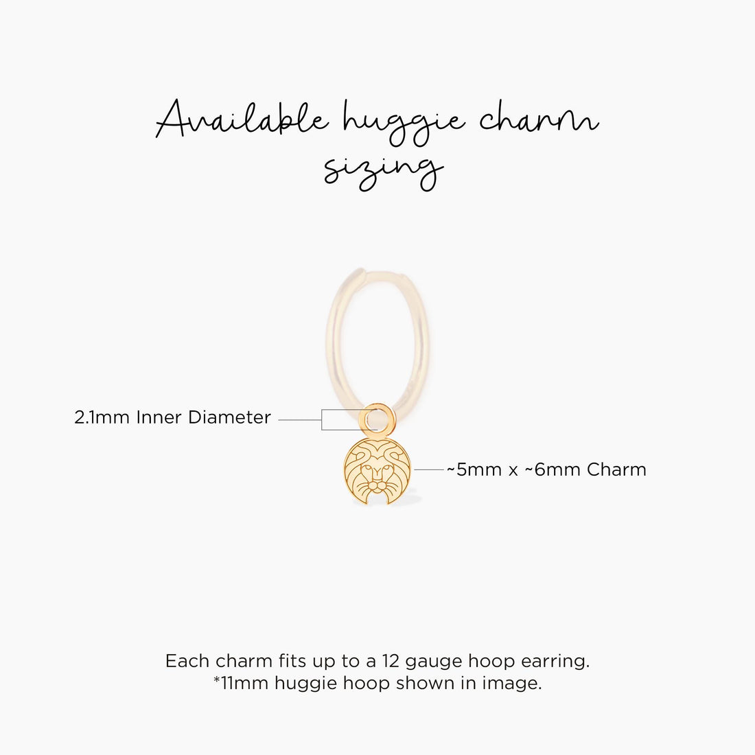 Leo Disc Charm Necklace
