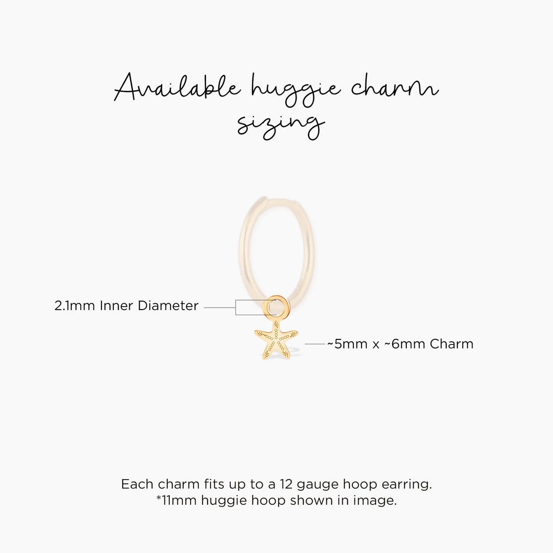 Gold Starfish Charm