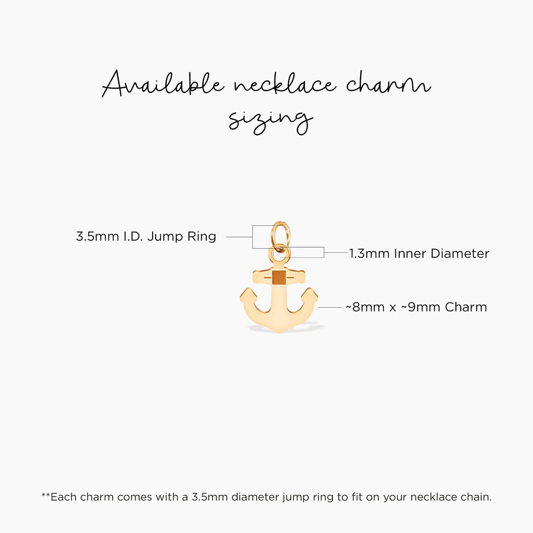 Anchor Charm Earrings
