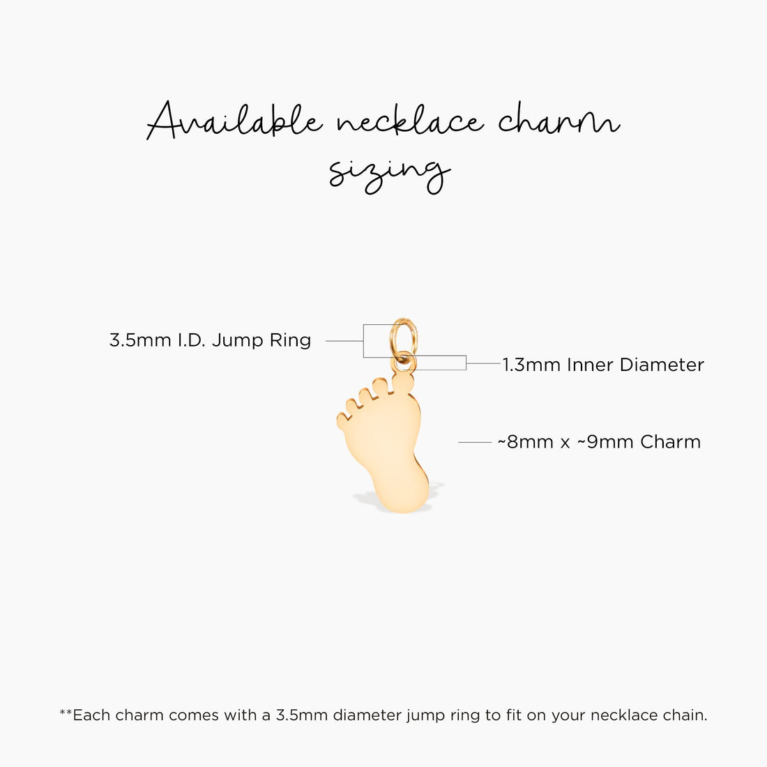 Baby Foot Charm Earrings