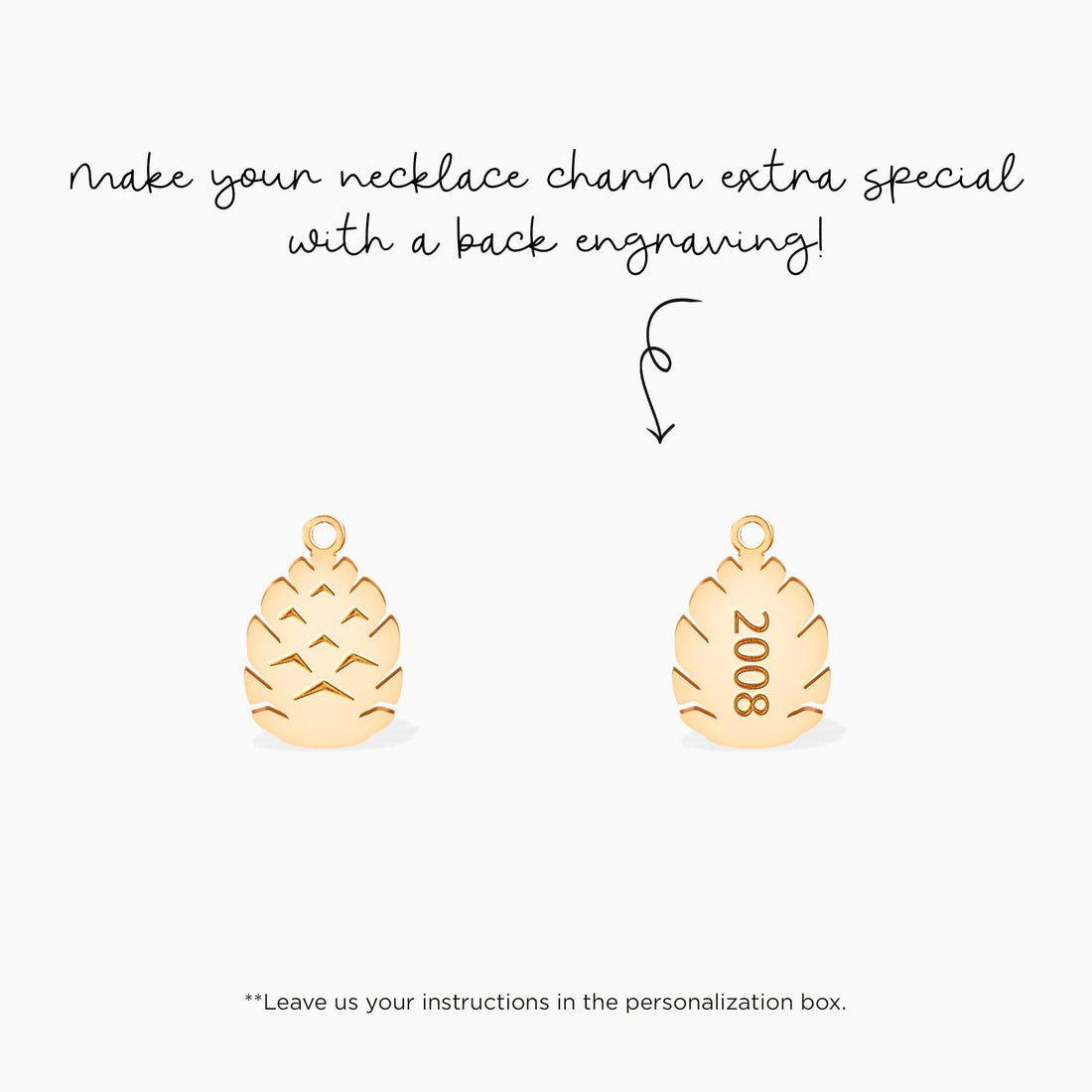 Pinecone Pendant Necklace