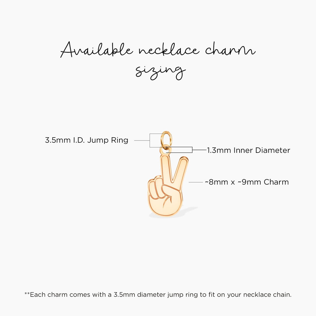Peace Sign Pendant Necklace