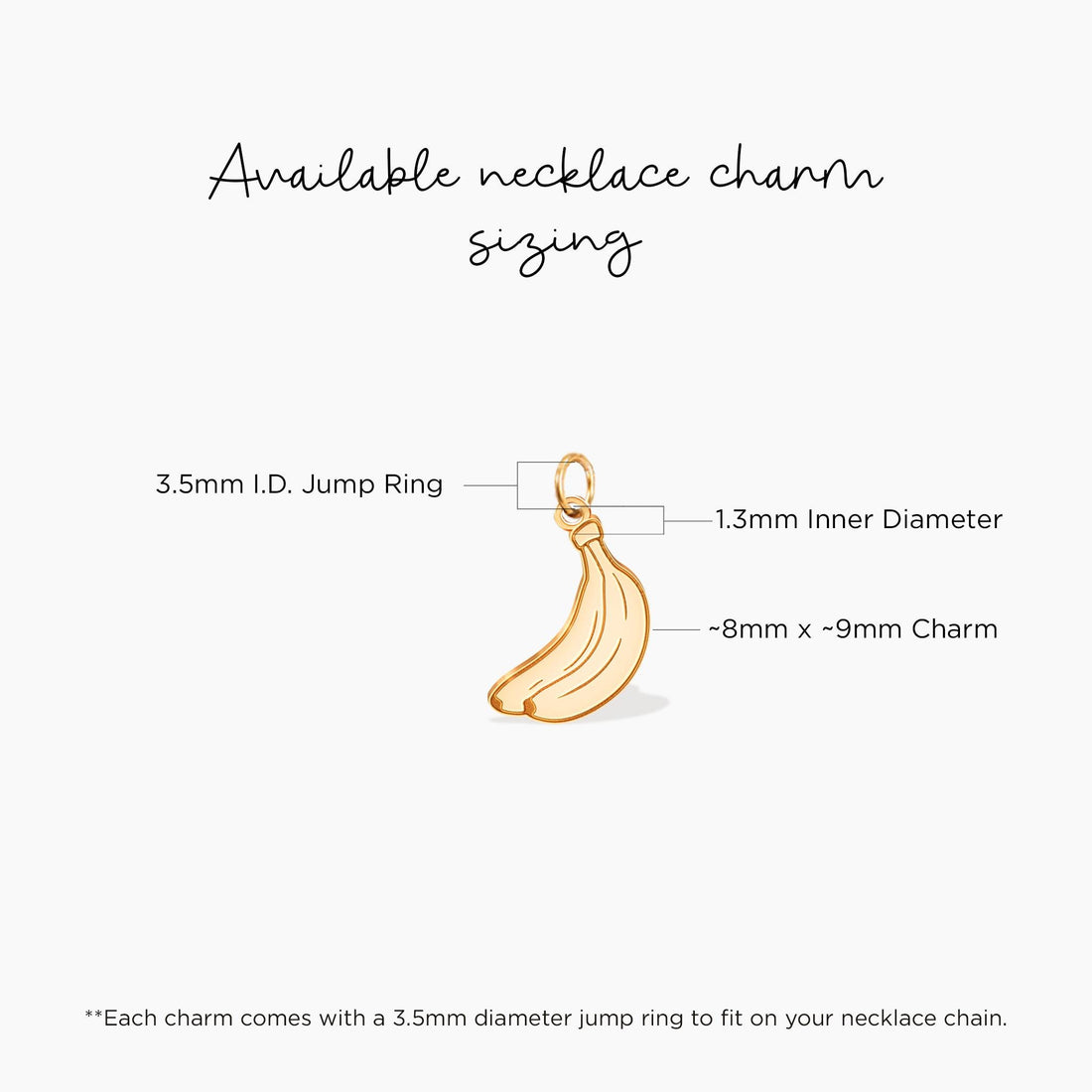 Banana Charm Earrings