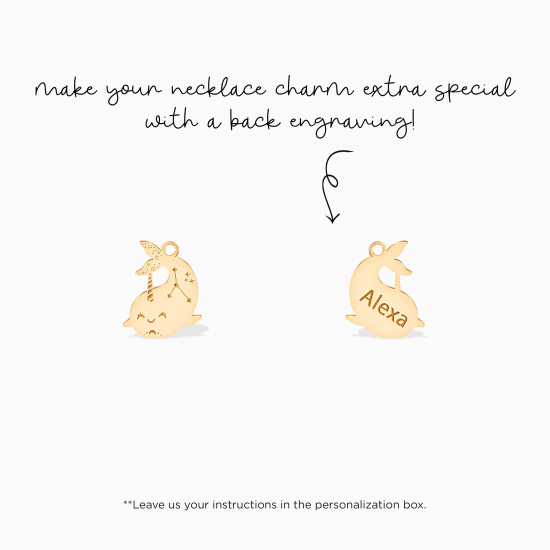 Happy Narwhal Charm