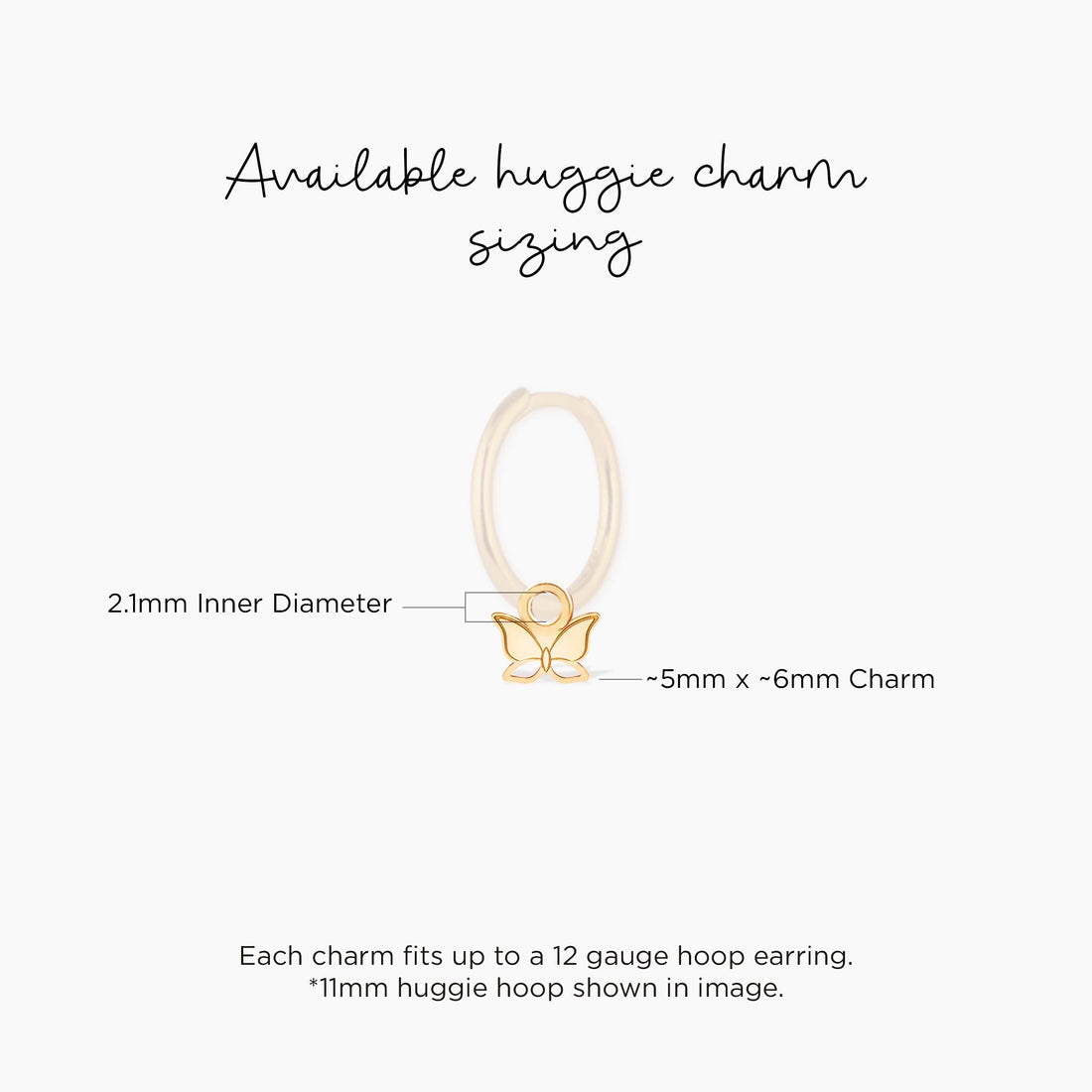 Cutout Butterfly Charm