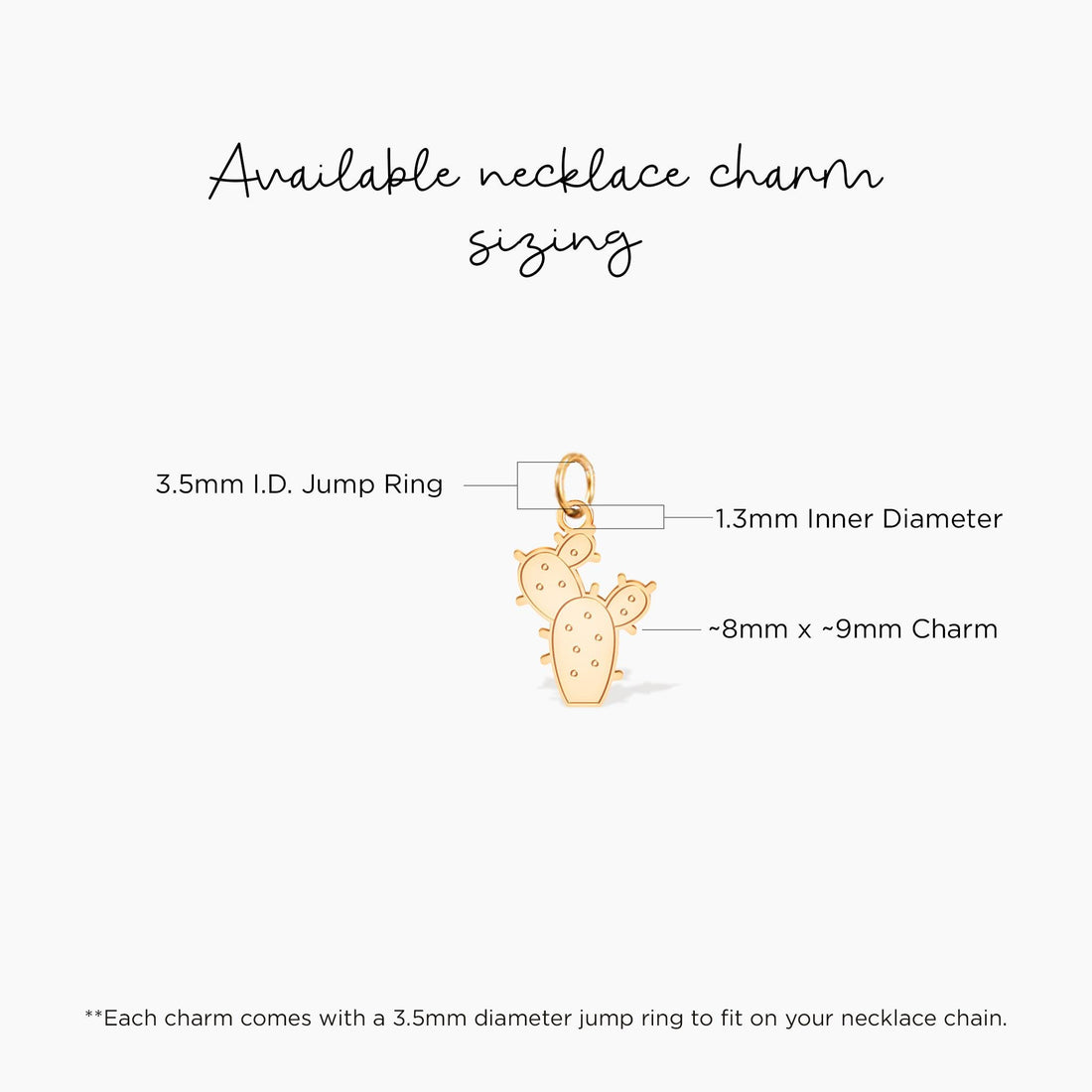 Cactus Pendant Charm