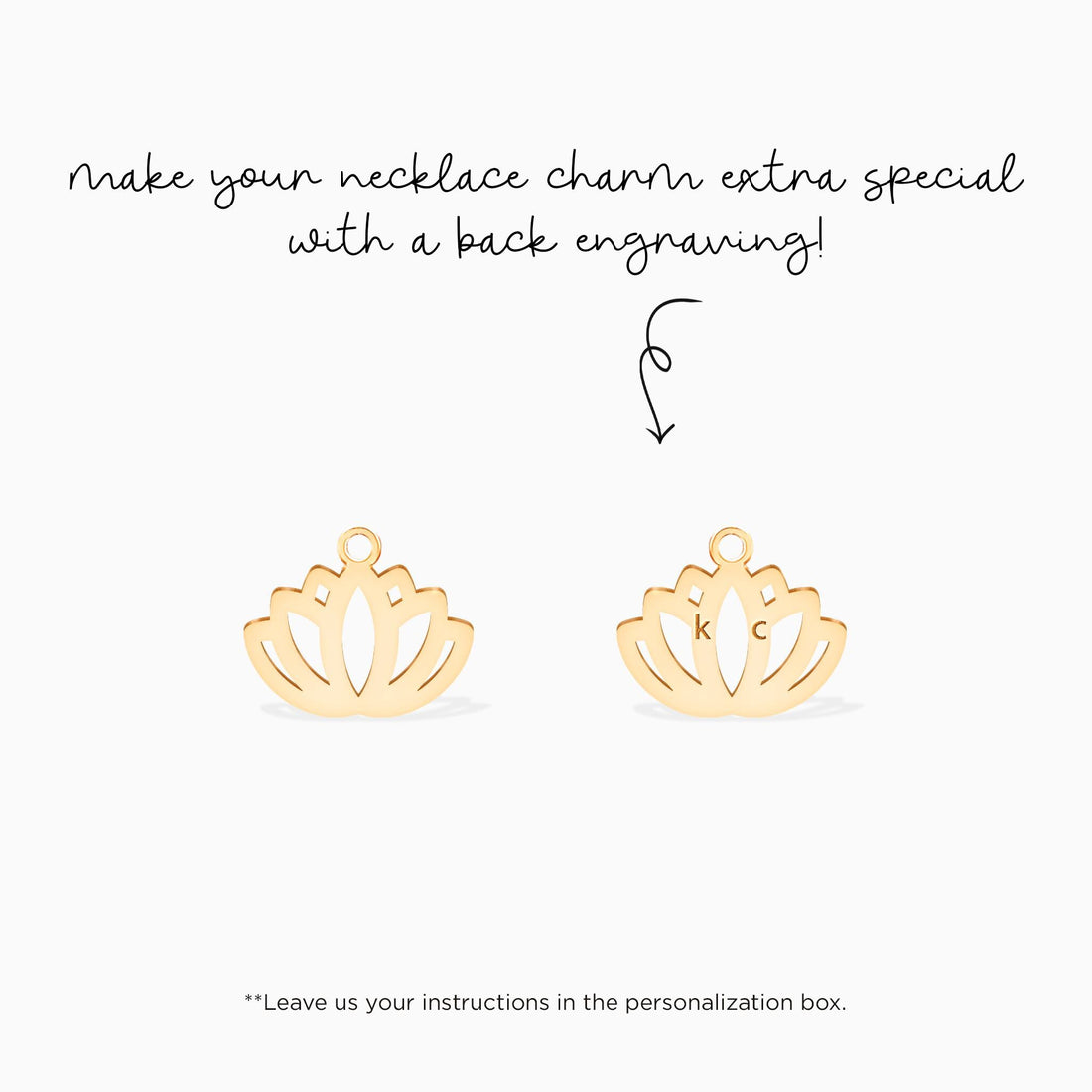 Lotus Flower Pendant Necklace