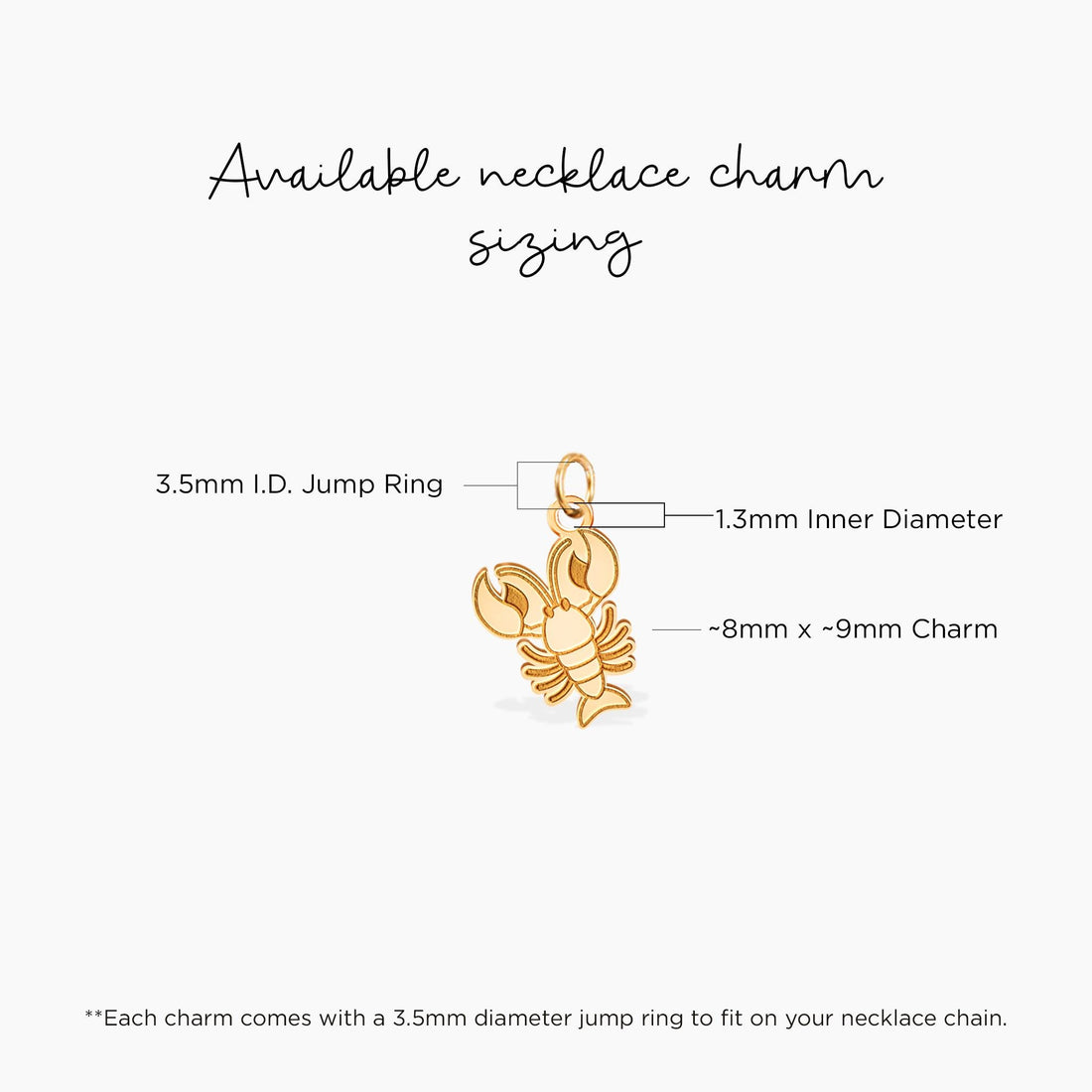 Lobster Pendant Necklace