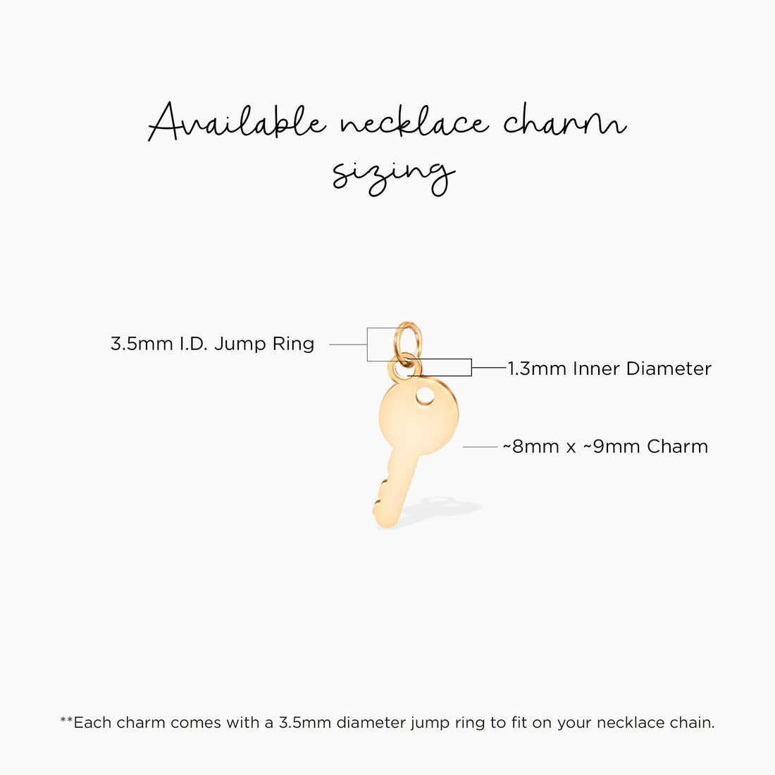 Gold Key Charm