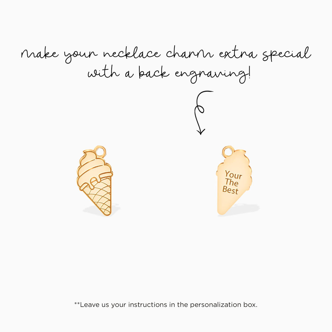 Ice Cream Cone Charm