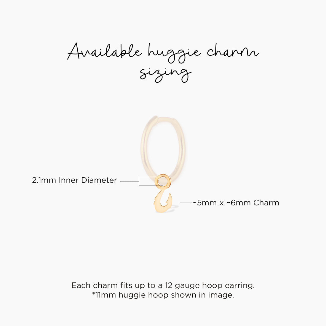 Fish Hook Pendant Necklace