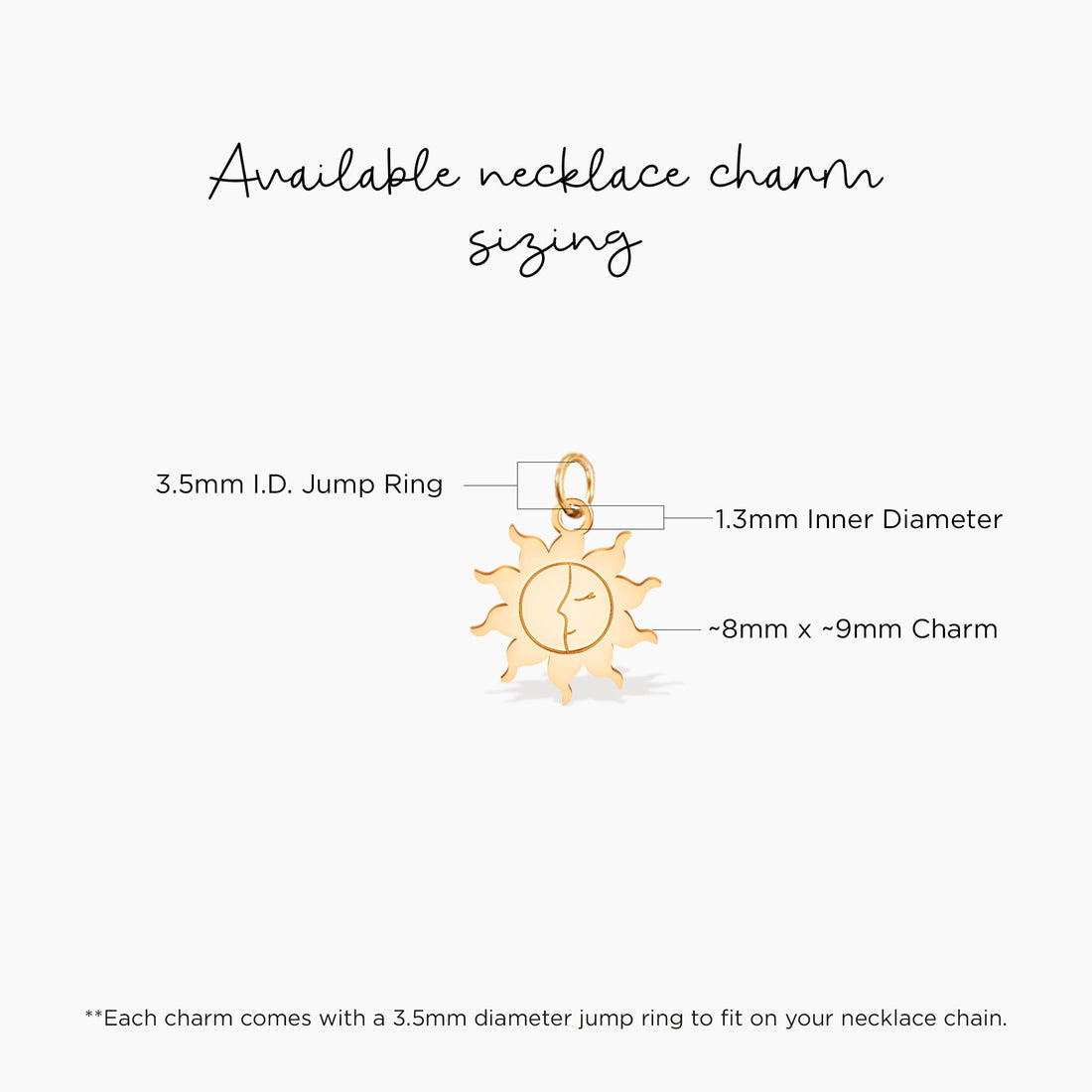 Sun Face Charm