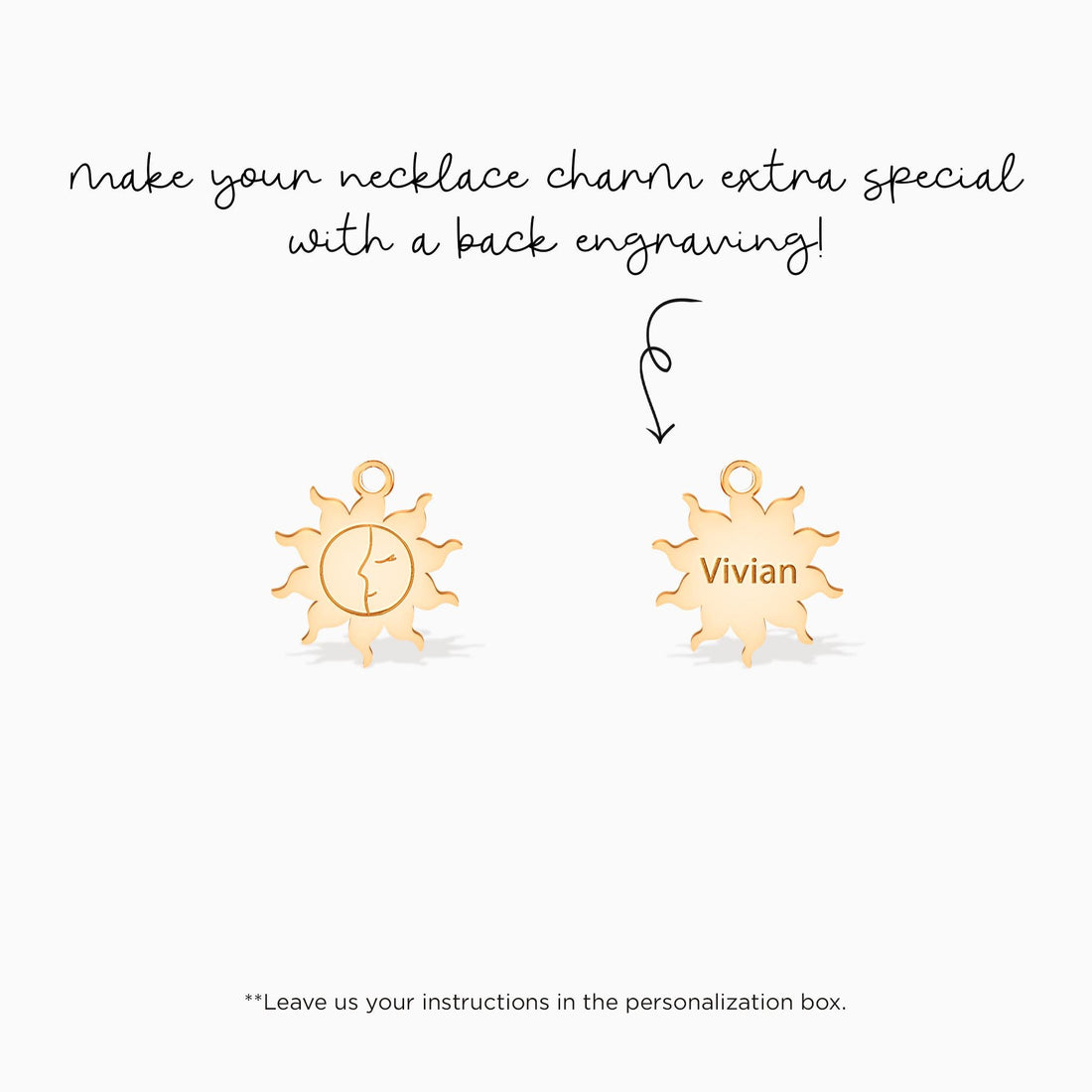 Sun Face Charm