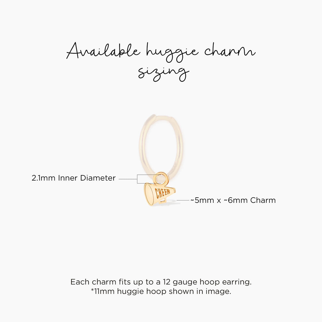 Cheer Megaphone Charm