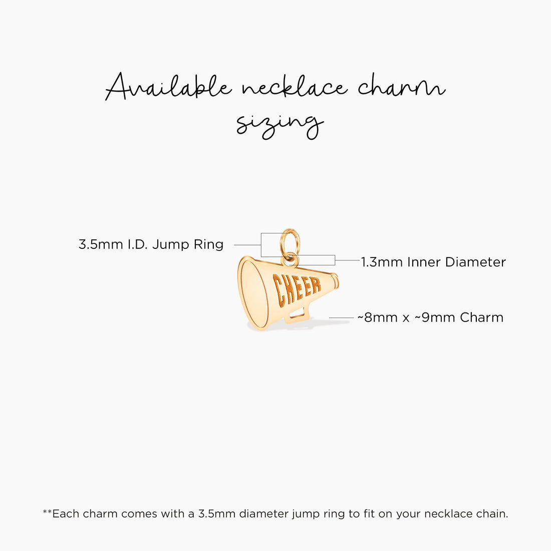 Cheer Megaphone Charm