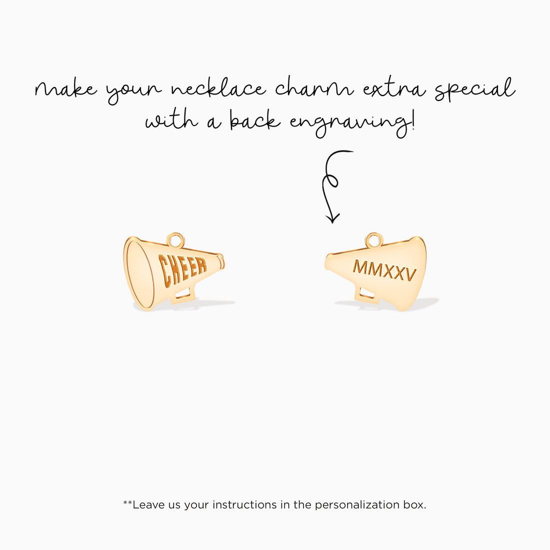 Cheer Megaphone Charm