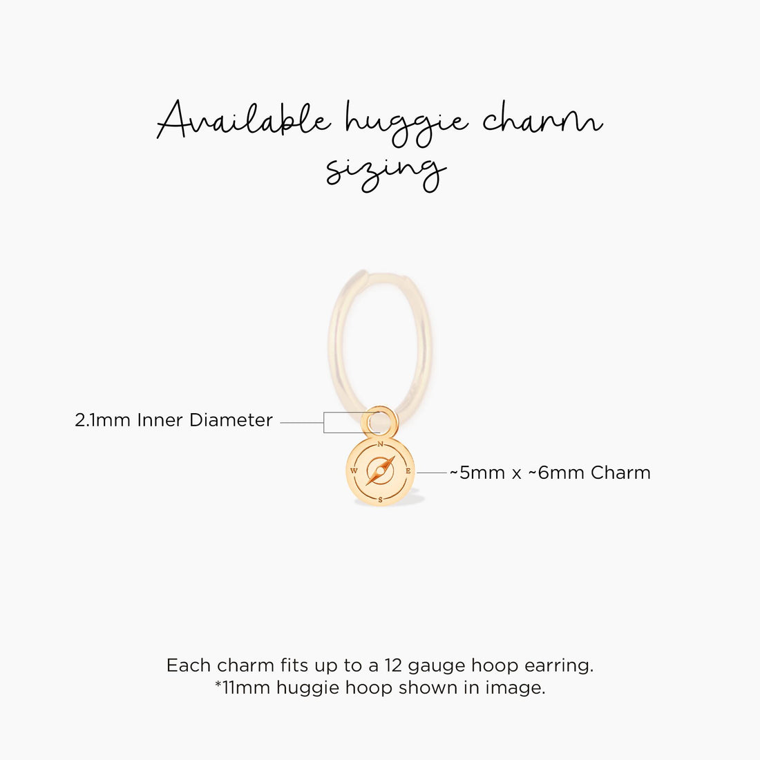 Compass Disc Charm