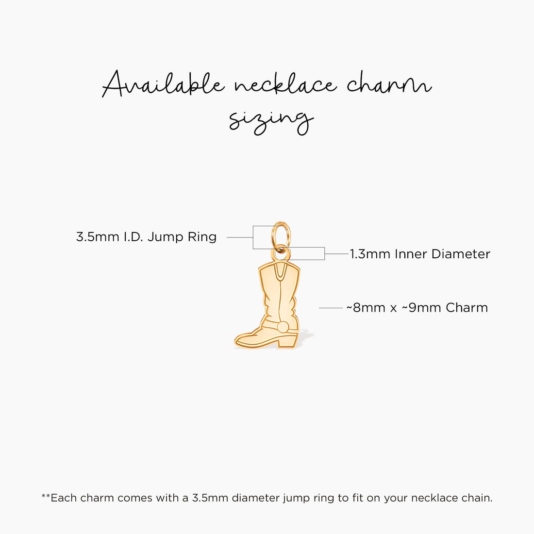 Cowboy Boot Charm