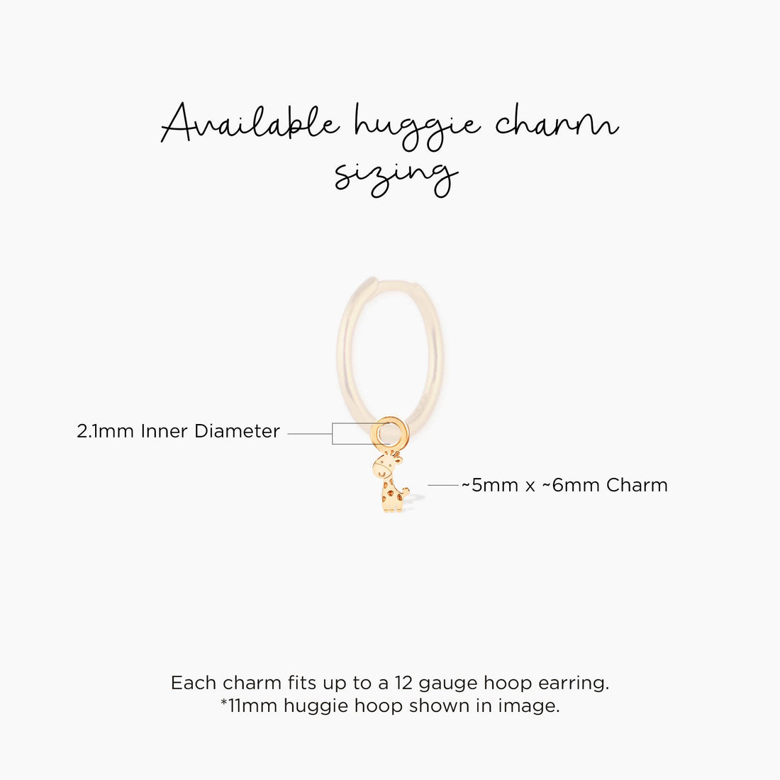 Giraffe Dotted Charm Pendant