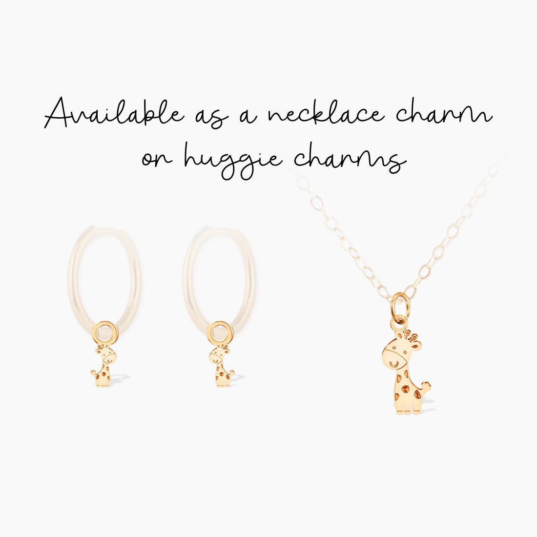 Giraffe Dotted Charm Pendant