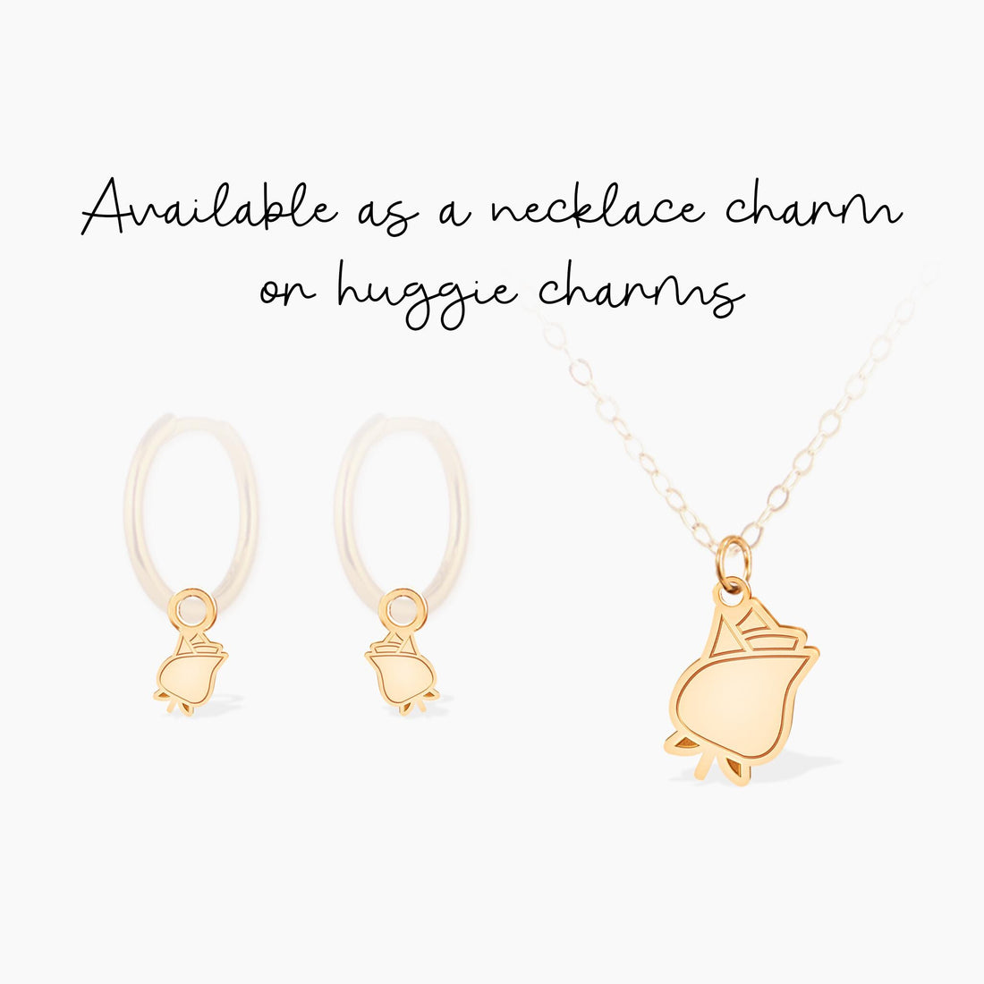 Rose Flower Charm