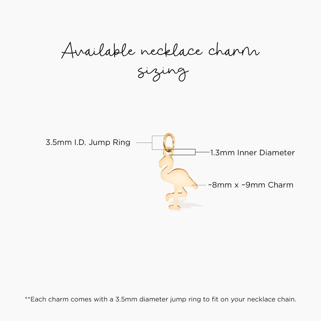 Flamingo Charm Necklace