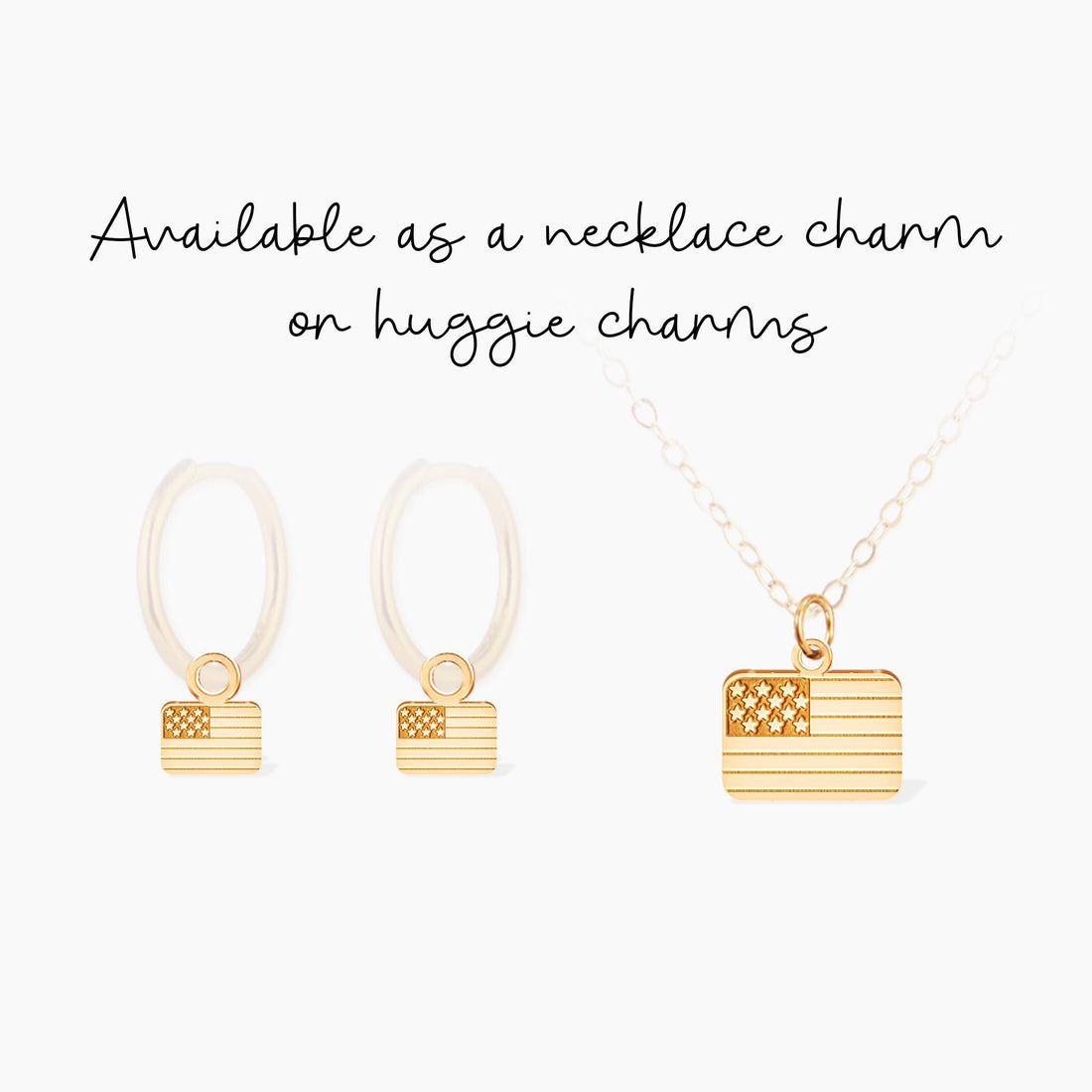 USA Flag Charm