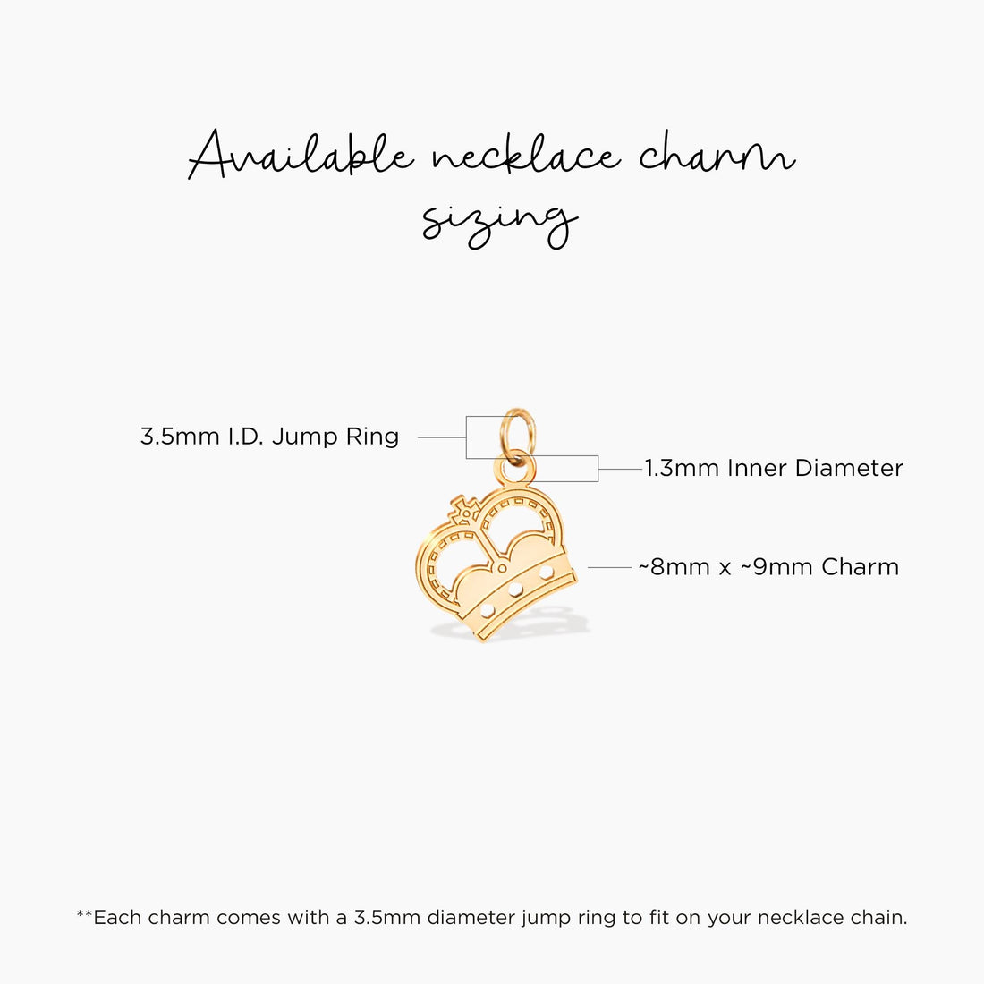 Crown Pendant Necklace
