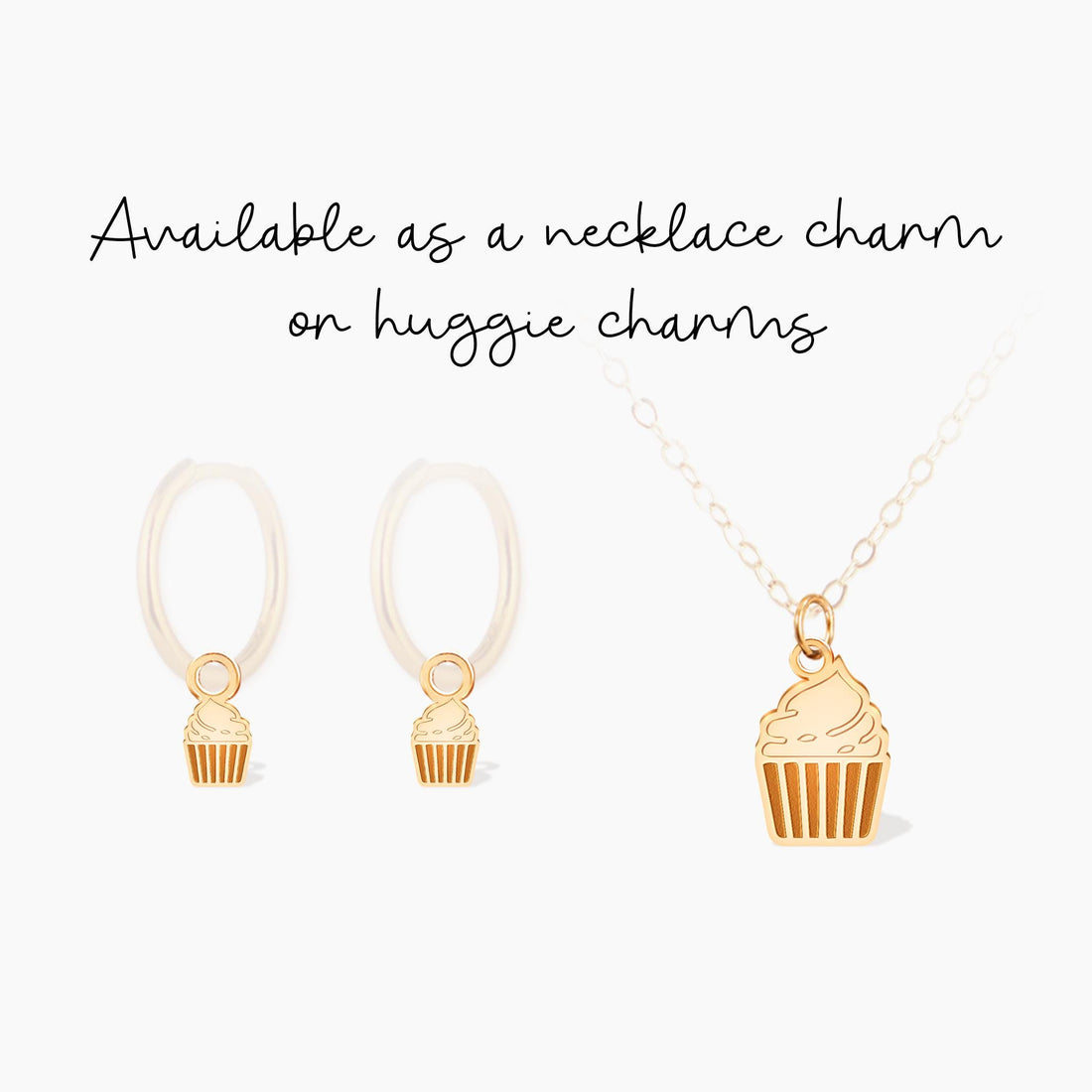 Cupcake Pendant Necklace