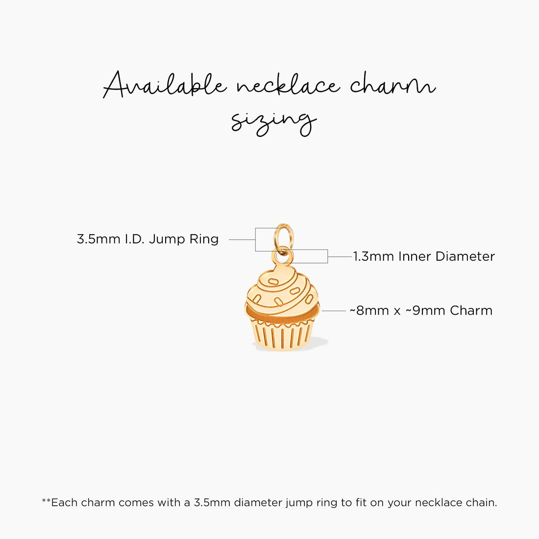 Cupcake Pendant Necklace