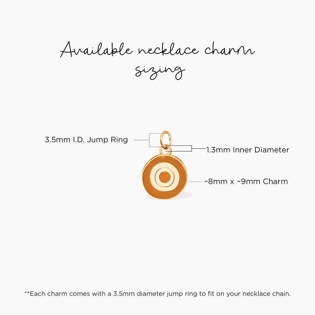 Evil Eye Disc Charm