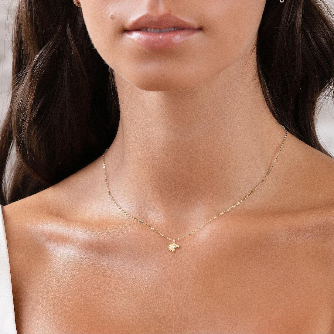 Eagle Head Pendant Necklace