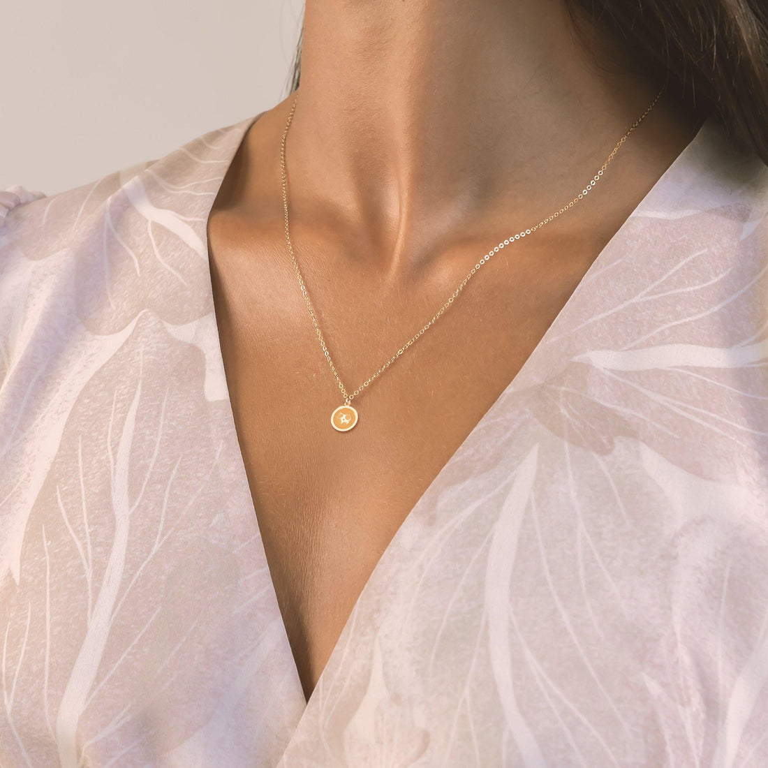 Sea Turtle Disc Charm