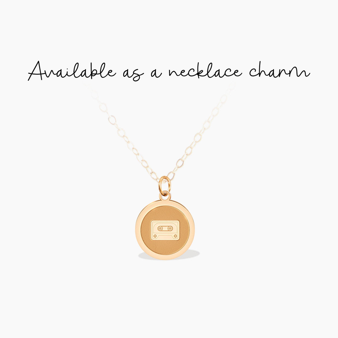 Cassette Tape Disc Charm