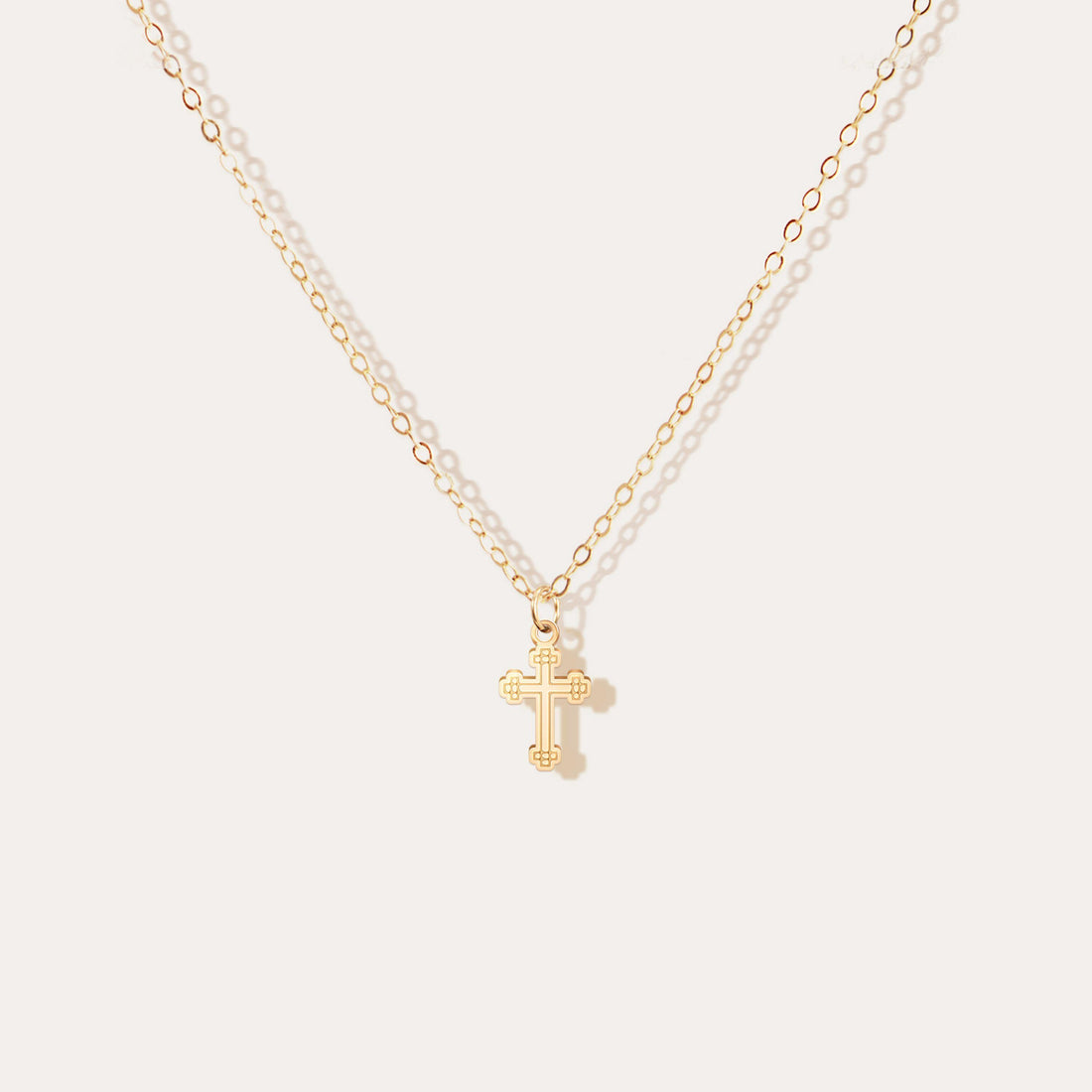 Latin Crucifix Pendant Necklace