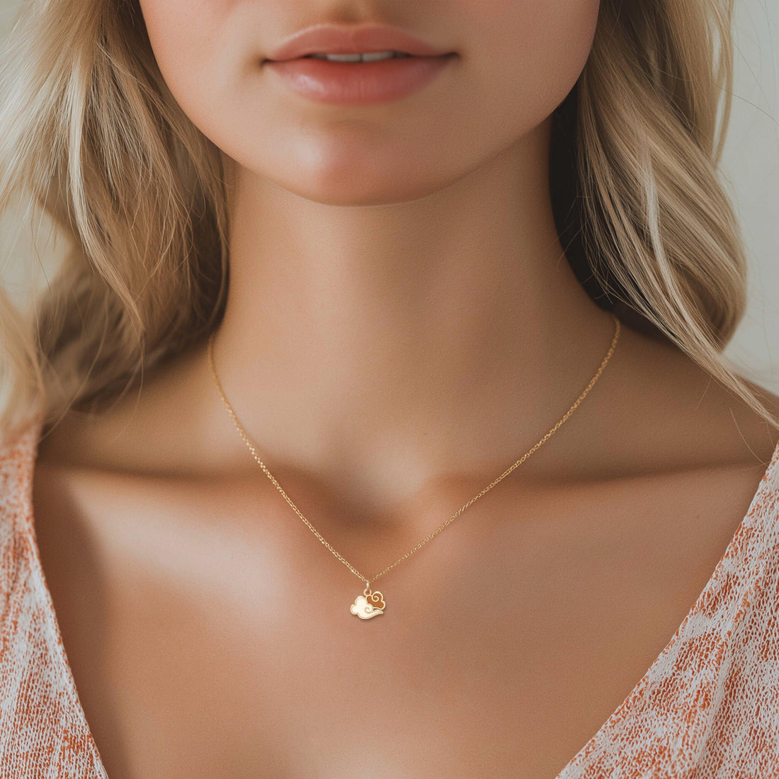 Sky Cloud Pendant Necklace