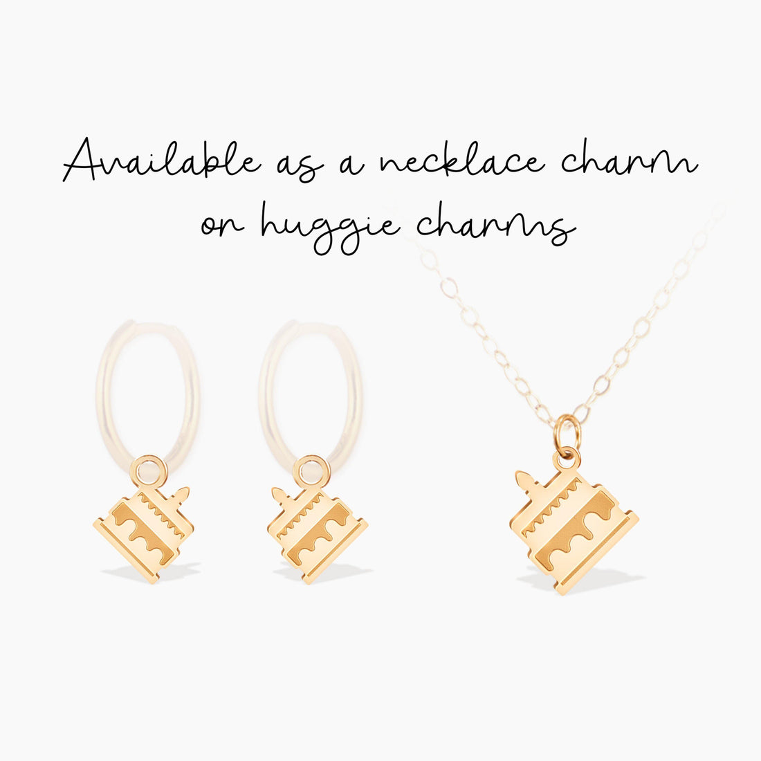 Birthday Cake Charm Pendant