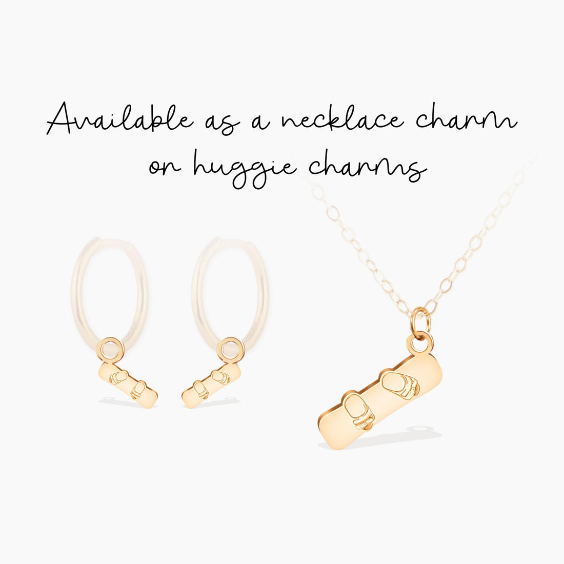 Snowboard Lover Charm Pendant