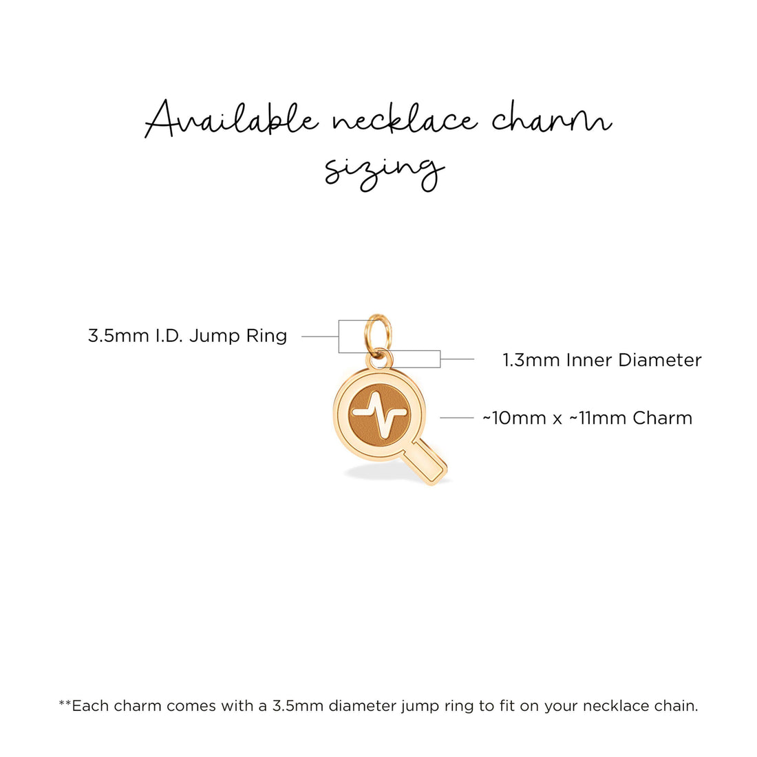 Magnifying Glass Energy Charm Pendant