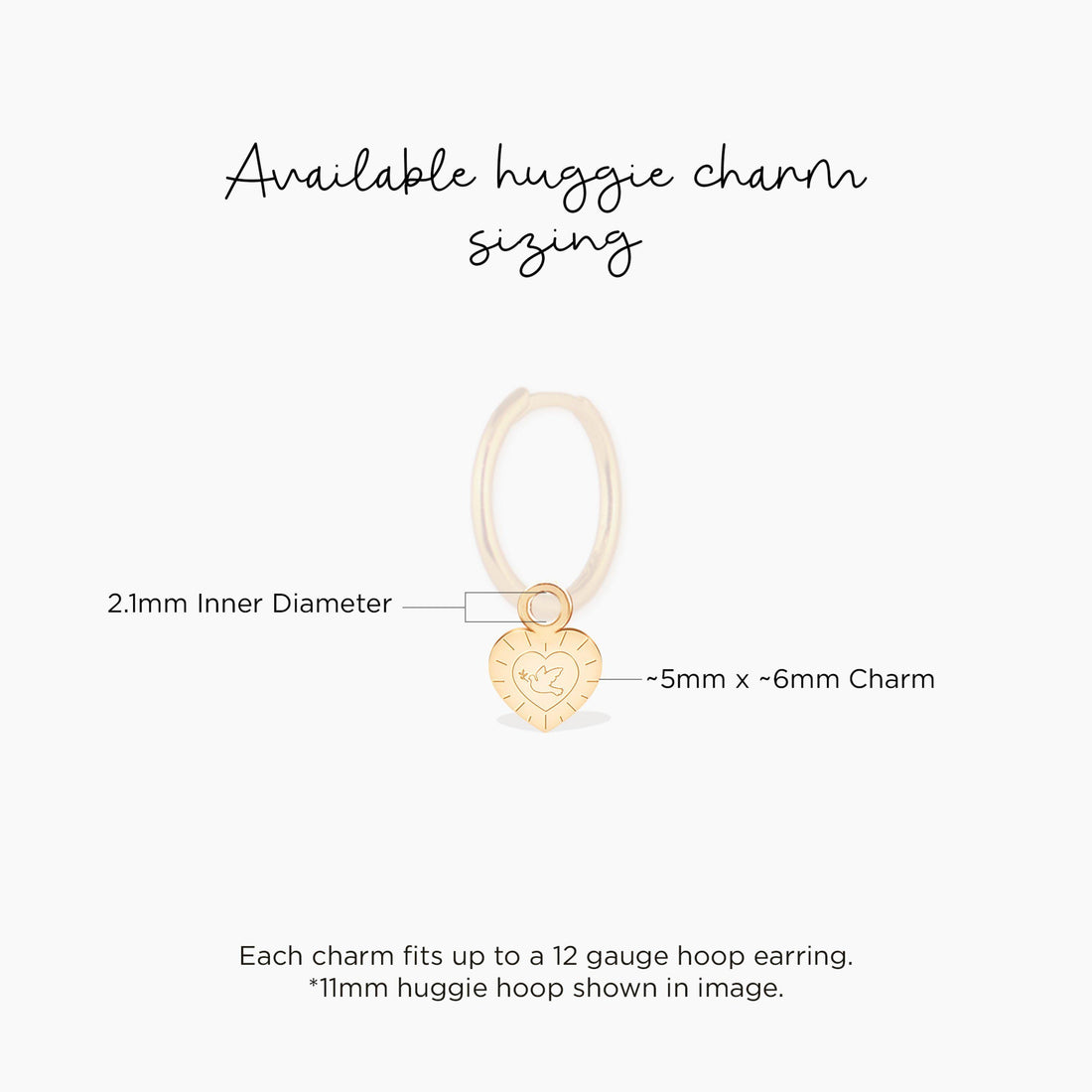 Dove Heart Charm
