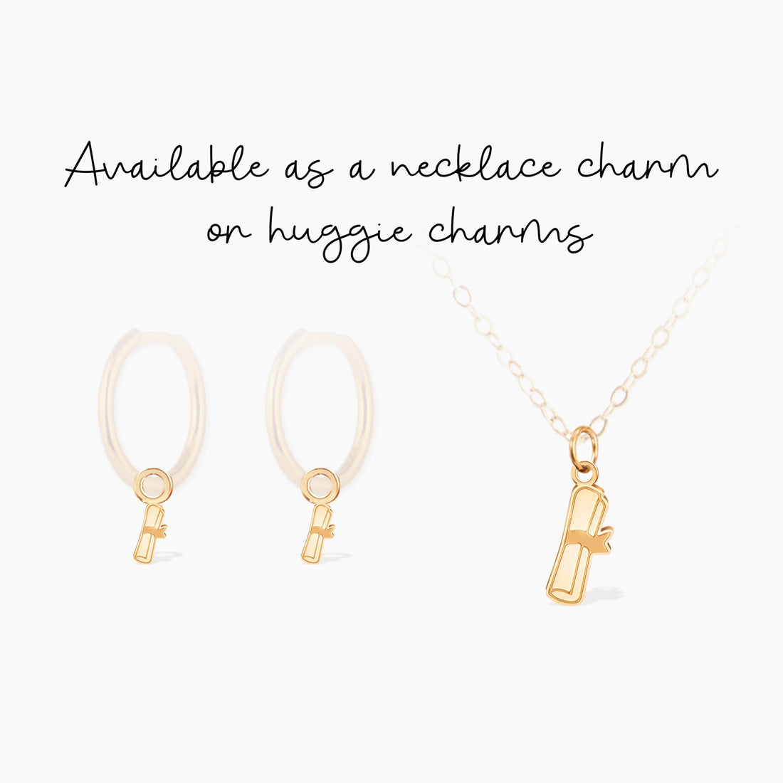 Graduation Cap Diploma Graduate Pendant Necklace