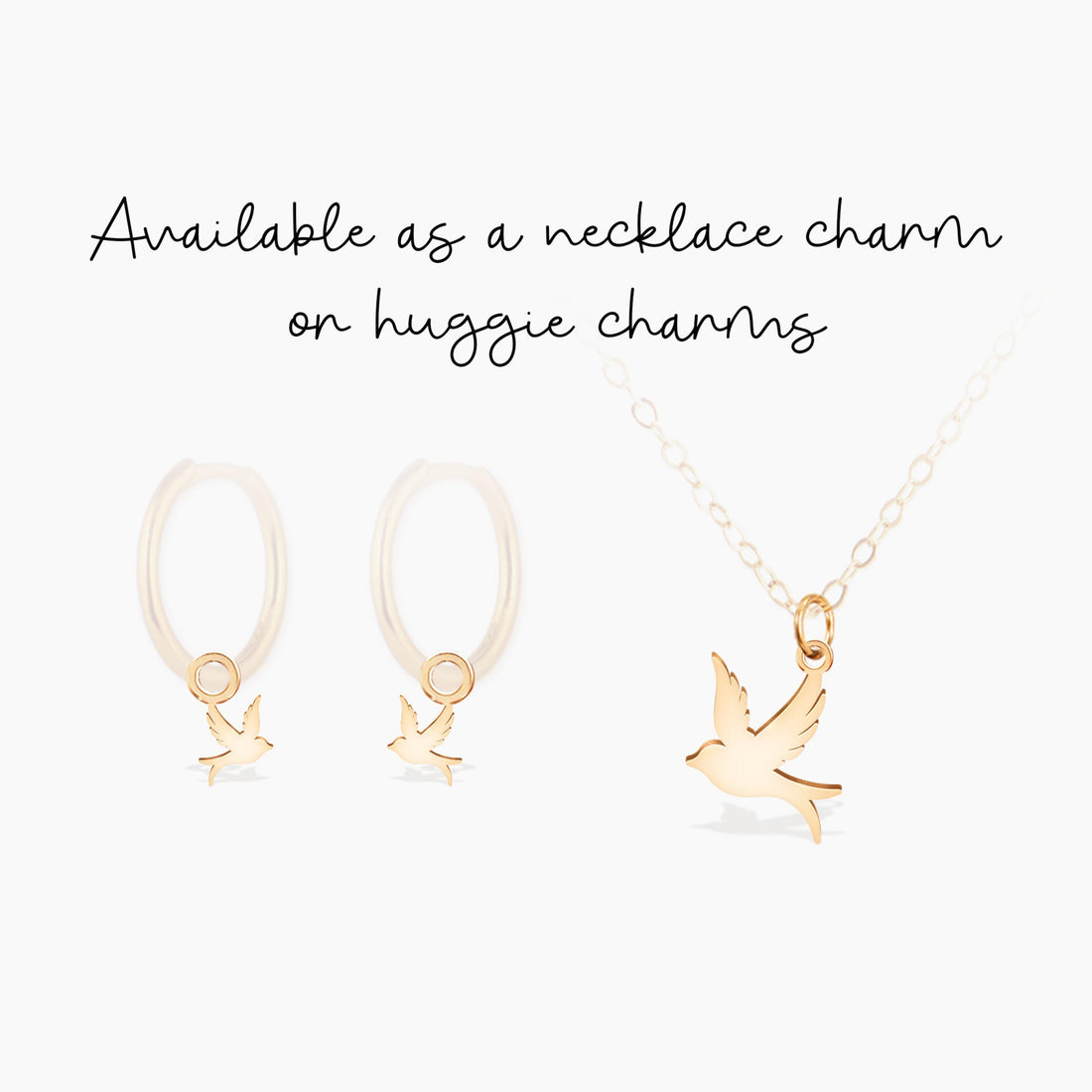 Swallow Bird Pendant Charm