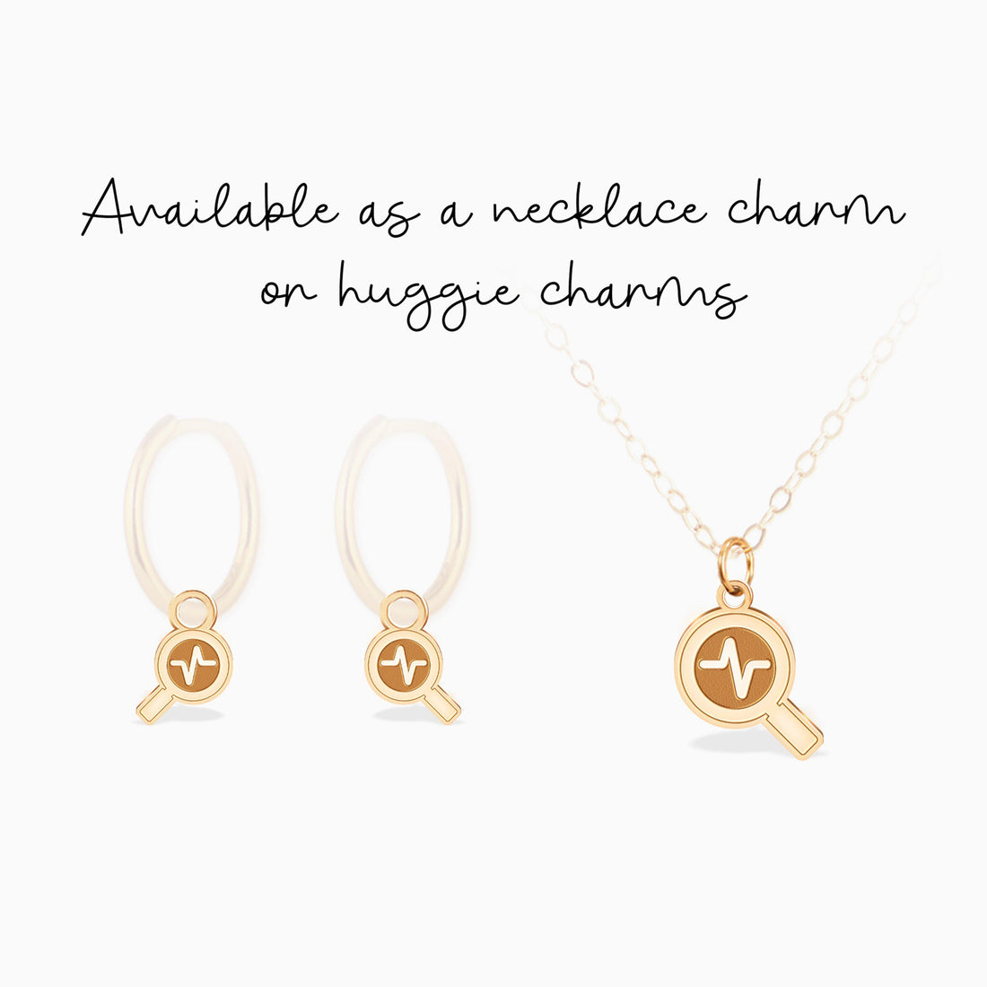 Magnifying Glass Energy Charm Pendant