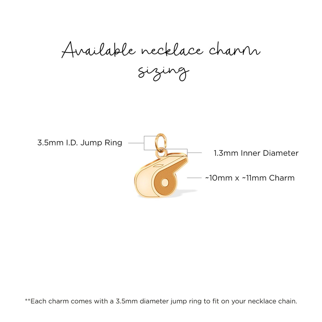 Whistle Charm Pendant