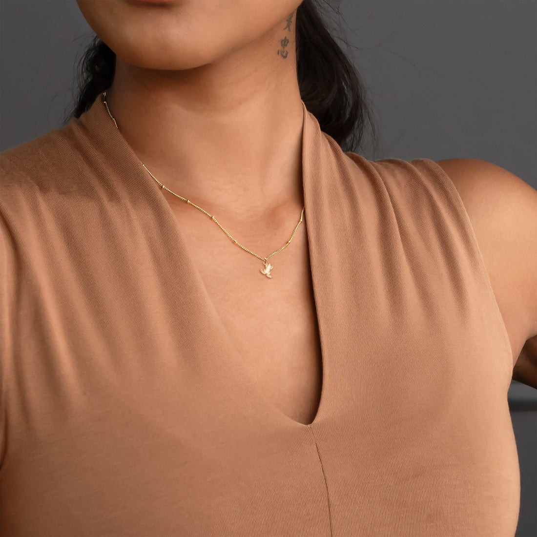 Leaping Frog Charm Necklace