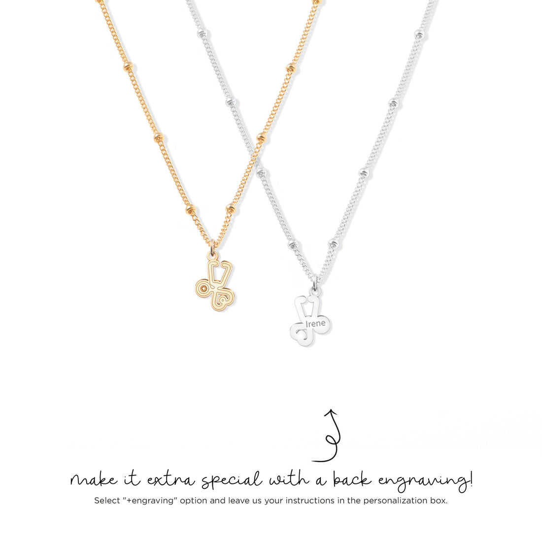 Stethoscope Beady Pendant Necklace