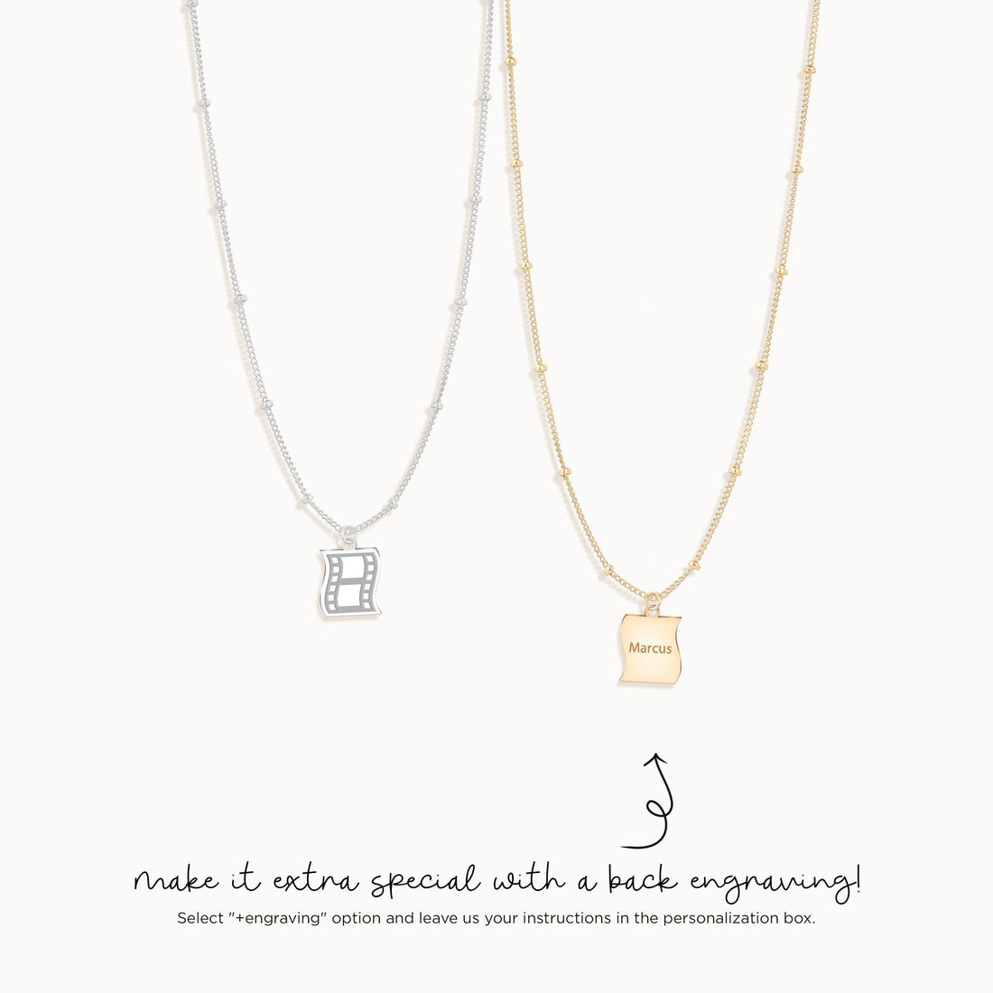 Film Reel Beady Necklace